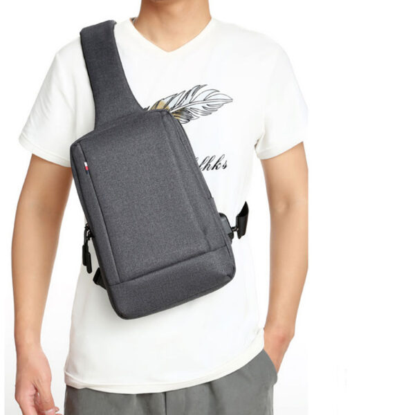 Men Chest Bag Shoulder Bags Crossbody Sling Backpack - Image 4
