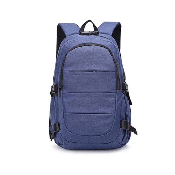 Backpack Password Lock Anti-theft Backpack Large Capacity Student Schoolbag Business Trip Travel Laptop Bag - Image 2