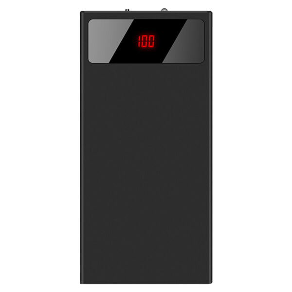 1Pc 20000mAh Power Bank Ultra-thin Phone Charger Dual USB Port Flashlight Battery Remain Display - Image 8
