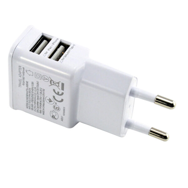 Travel USB Charger Adapter Wall Type EU Plug Phone Smart - Image 3