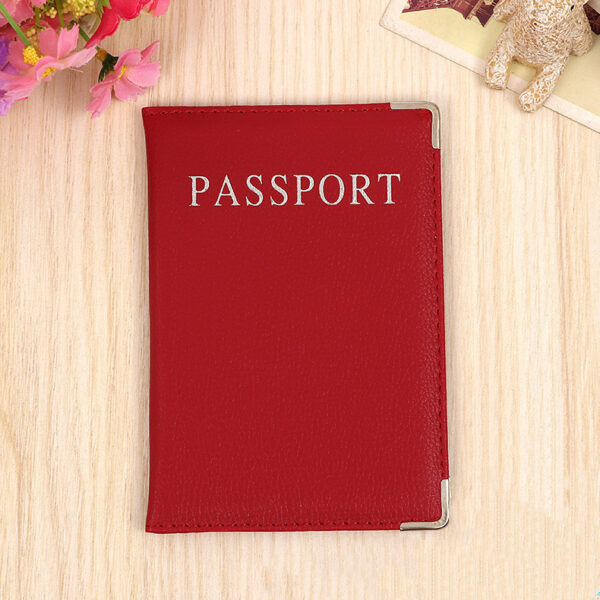 Pu Leather Passport Holder Passport Case - Image 6