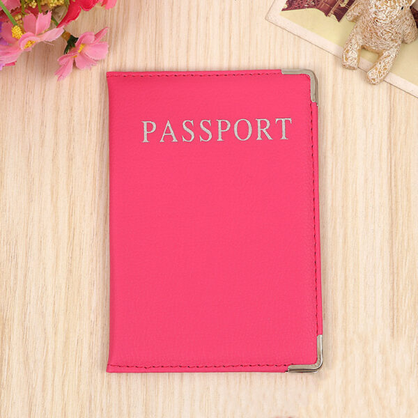 Pu Leather Passport Holder Passport Case - Image 7