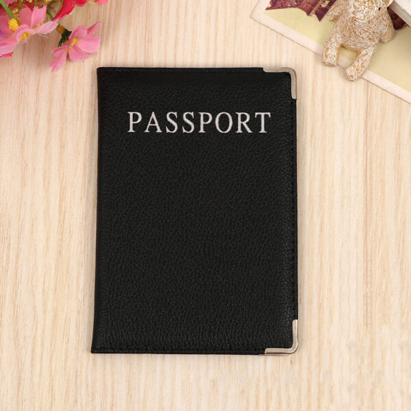 Pu Leather Passport Holder Passport Case - Image 4