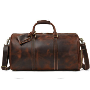 Leather Retro Duffel Bag
