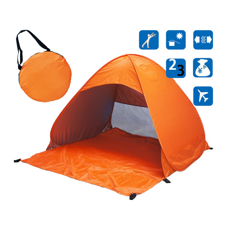Tent Free To Build Camping Beach Sunscreen Tent Quick Outdoor Camping Tent - Image 3