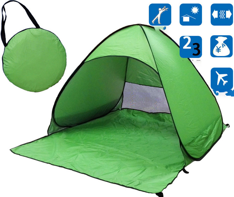 Tent Free To Build Camping Beach Sunscreen Tent Quick Outdoor Camping Tent - Image 9