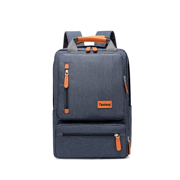 Casual Business Men Computer Backpack Light 15.6-inch Travel Bagpack New Lady Anti-theft Laptop Backpack Gray Blue Mochila - Image 4