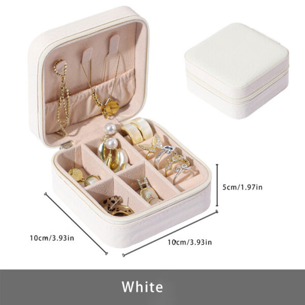 2pcs Portable Leather Jewelry Storage Boxes - Image 6