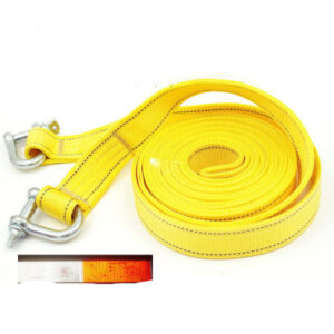 4m 5tons Car Van Tow Rope Hook Heavy Duty Road Recovery Pull Towing Strap Good New