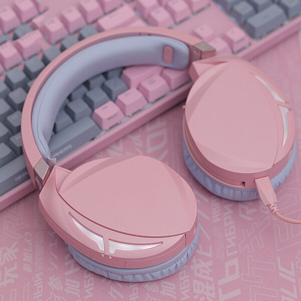 Noise-Canceling headphones (Pink) - Image 4