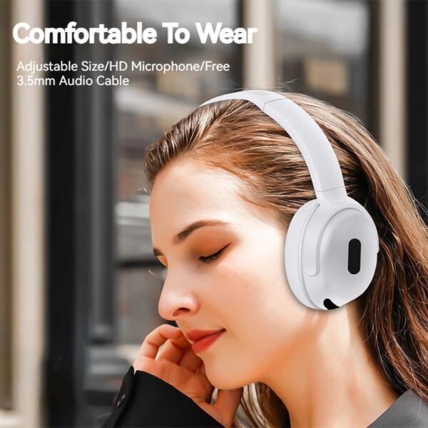 Foldable Wireless Bluetooth Stereo Noise Cancelling Headphones - Image 3