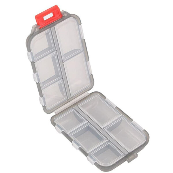 Travel Pill Organizer 10 Grid  Moisture Proof Pills Box For Pocket Purse Daily Pill Case Portable Medicine Vitamin Holder Container - Image 10
