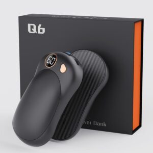 10000 MAh Portable Charger 2 In 1 Magnetic Hand Warmer Compact Design Christmas Gift Compatible With Smartphones And Tablets
