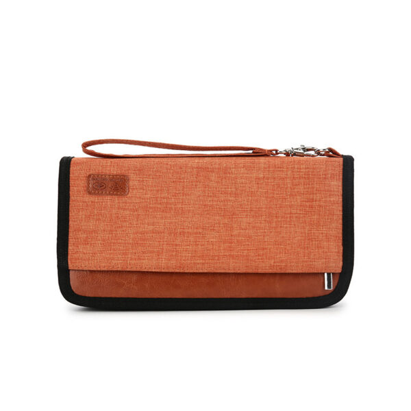 Anti-theft Swiping RFID Passport Case Large Capacity Long Passport Holder - Image 5