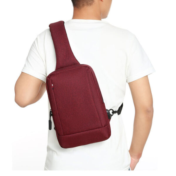 Men Chest Bag Shoulder Bags Crossbody Sling Backpack - Image 7