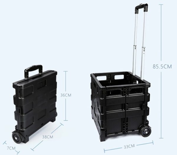Car Trunk Organizer Auto Trolley Suitcase Travel Suitcase For Car Draw Bar Box For Shipping Storage Box For Car Boot - Image 8