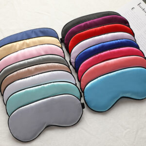 Artificial Silk Sleep Blackout Eye Mask Sleeping Solid Color