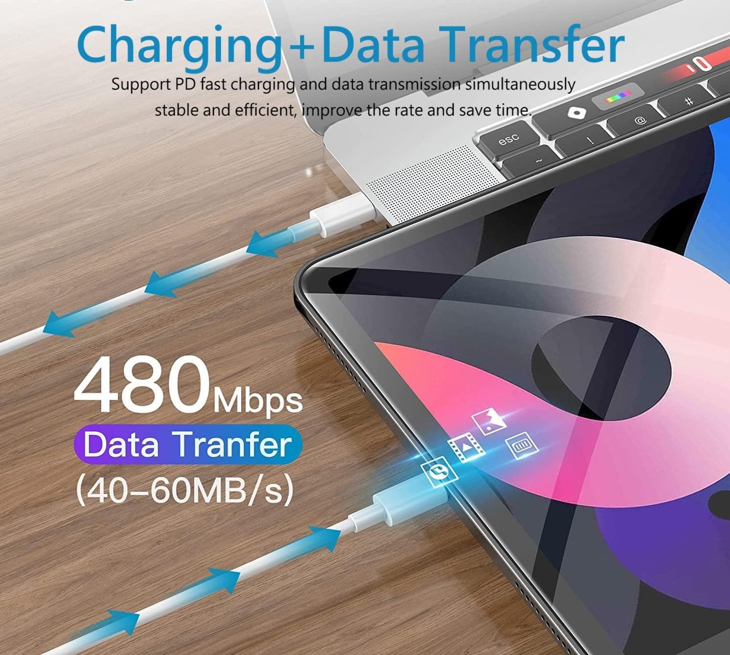 Phone Charger, Cube Phone Charger Travel 2Pack 6FT Lightning Cable Cord Quick Fast Charging Cord USB Wall Chargers Travel Plug - Image 10