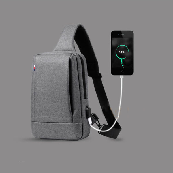Men Chest Bag Shoulder Bags Crossbody Sling Backpack - Image 9
