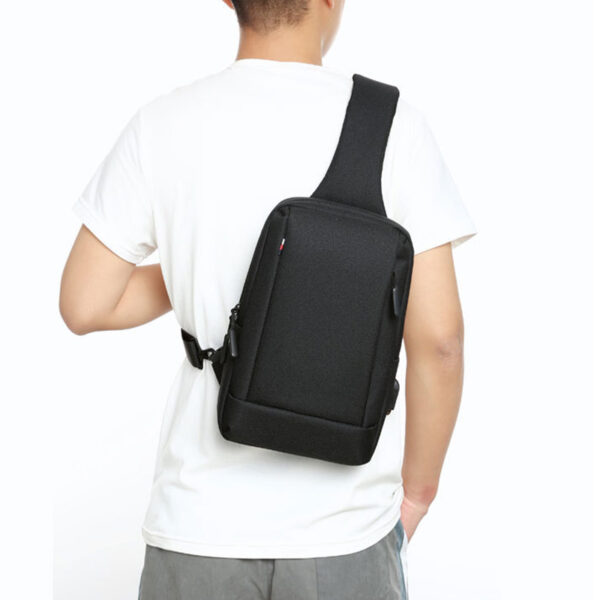 Men Chest Bag Shoulder Bags Crossbody Sling Backpack - Image 8