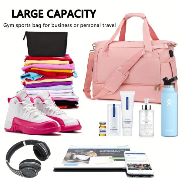 Women's Multipocket Travel Duffel Bag - Image 4