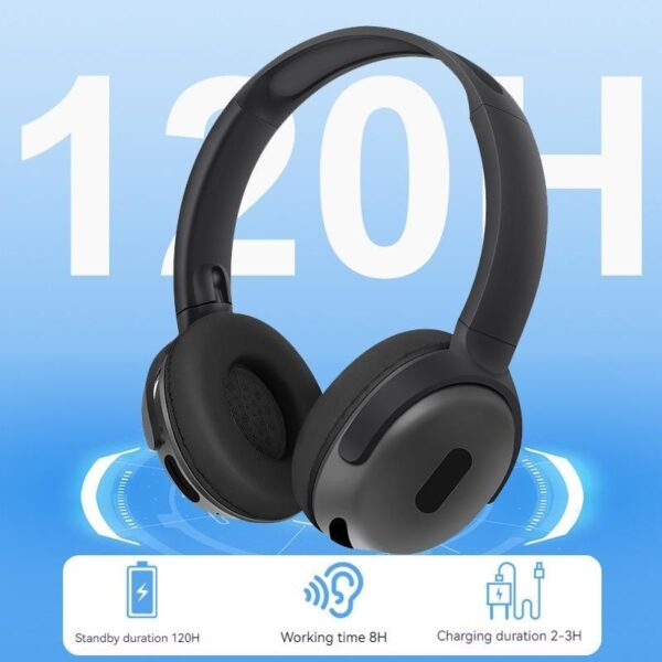 Foldable Wireless Bluetooth Stereo Noise Cancelling Headphones - Image 5